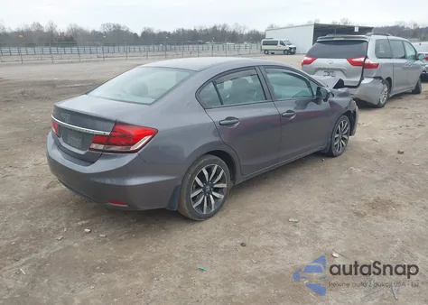 2015 Honda Civic Ex-L z USA, uszkodzony, nr VIN 2HGFB2F93FH520916